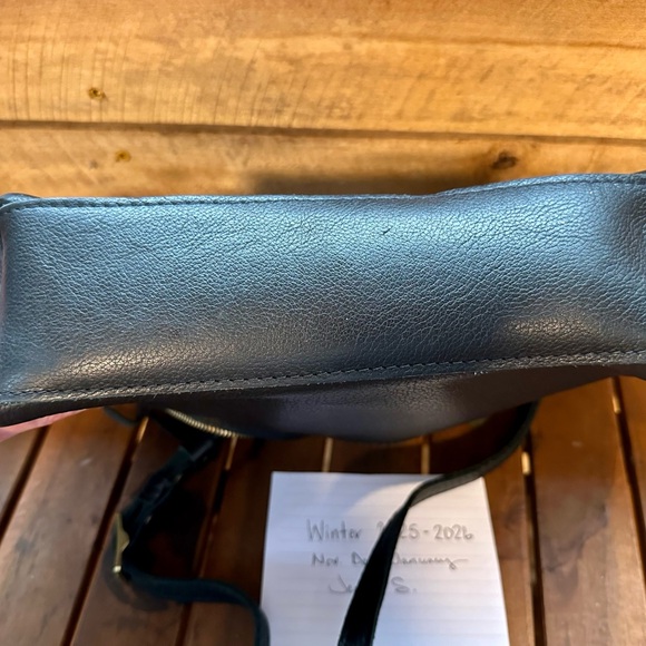 Portland Leather Black Crossbody Bag - Picture 2 of 5